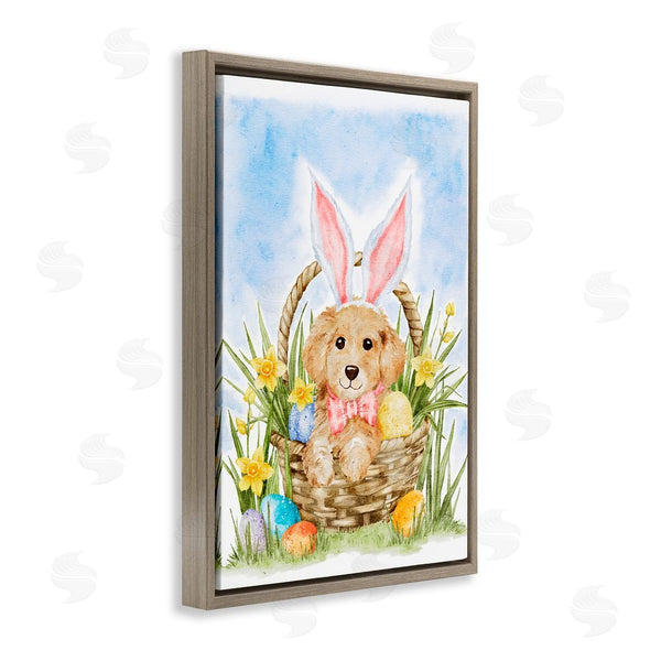Stupell Industries Amy Hall | Spring Easter Puppy