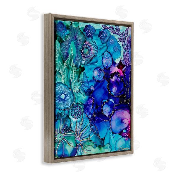 Stupell Industries Amy Tieman | Blue Modern Sea Life