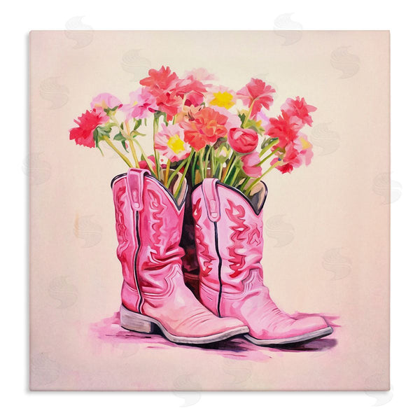 stupell industries Andrea Haase | Pink Blossom Boots