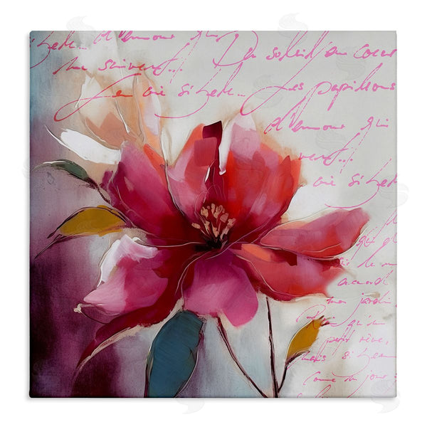 stupell industries Andrea Haase | Red Vintage Bloom