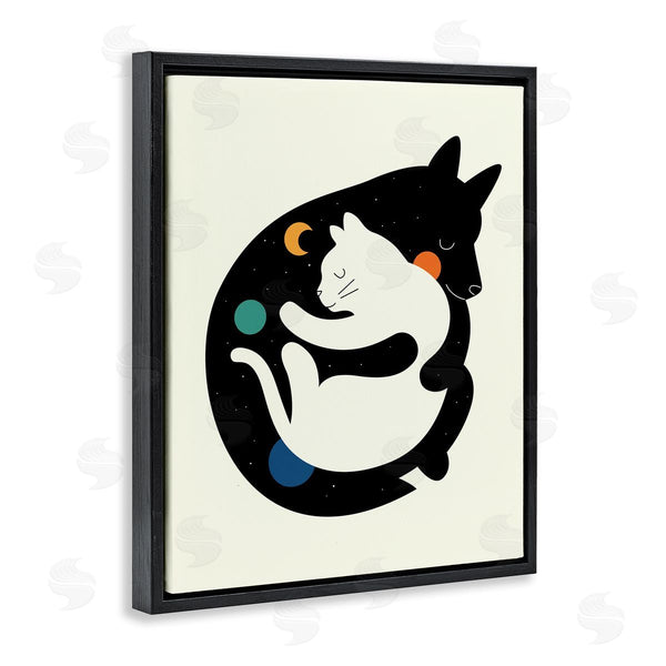 Stupell Industries Andy Westface | Hugging Dog & Cat