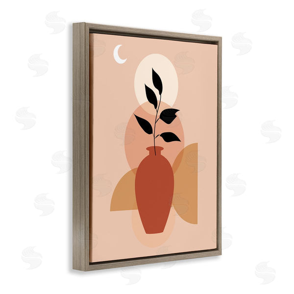 Stupell Industries Arctic Frame | Boho Vase & Moon