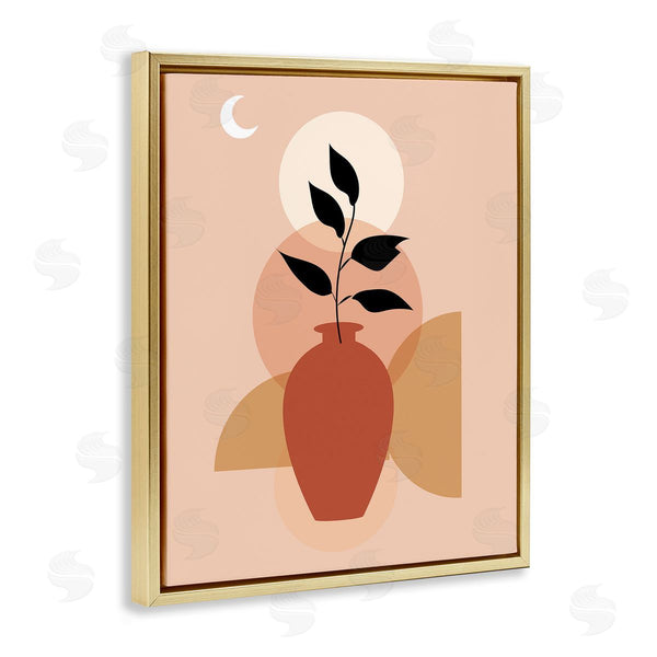 Stupell Industries Arctic Frame | Boho Vase & Moon