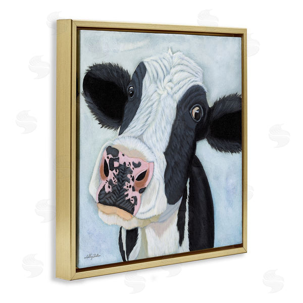 Stupell Industries Ashley Justice | Funny Cow Gaze