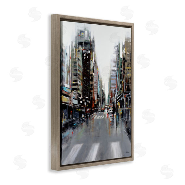 Stupell Industries Aziz Kadmiri | La Ville Cityscape