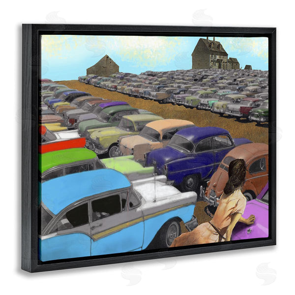 Stupell Industries Barry Kite | Vintage Parking Lot