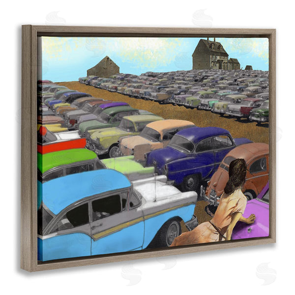 Stupell Industries Barry Kite | Vintage Parking Lot