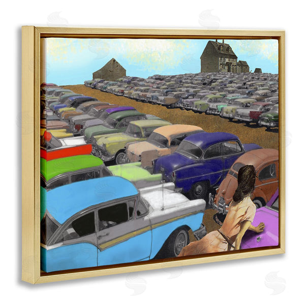 Stupell Industries Barry Kite | Vintage Parking Lot