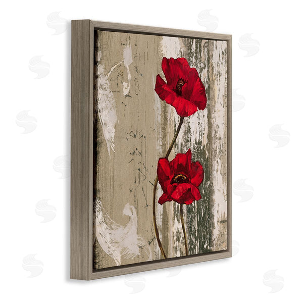 Stupell Industries Brian Foster | Red Anemones Duo
