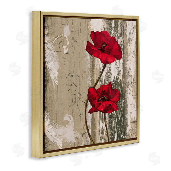 Stupell Industries Brian Foster | Red Anemones Duo