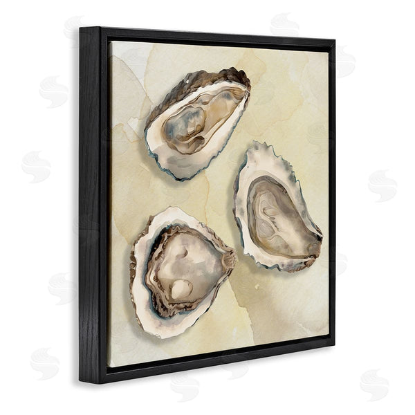 Stupell Industries CAD Designs | Beige Oyster Trio