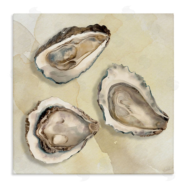 stupell industries CAD Designs | Beige Oyster Trio