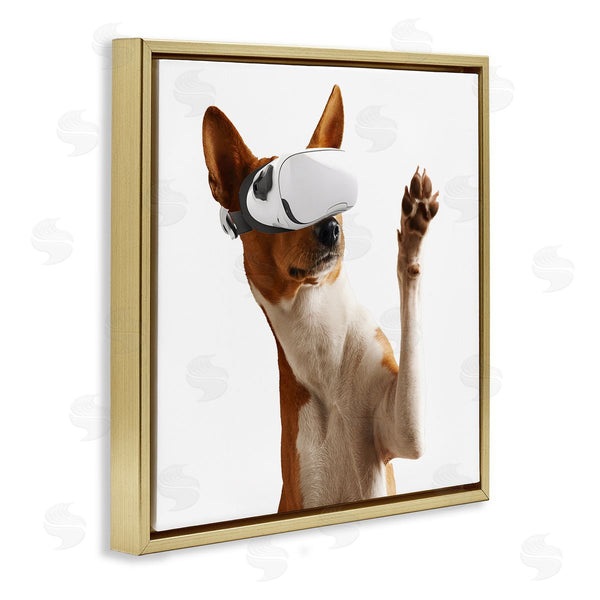 Stupell Industries CAD Designs | VR Gamer Dog