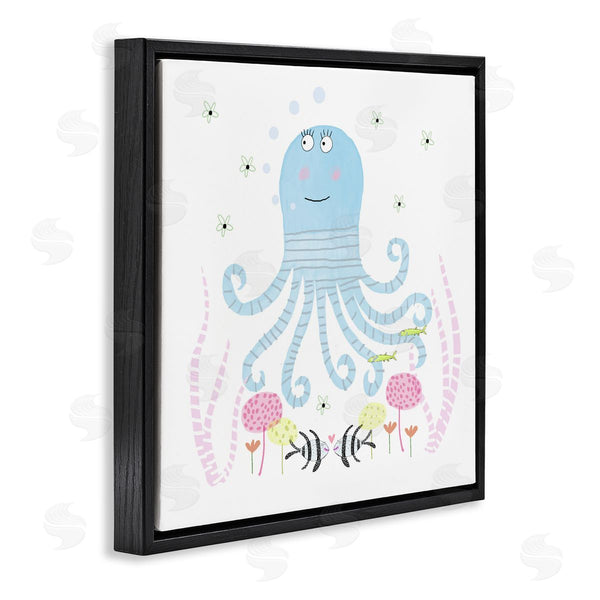 Stupell Industries Carla Daly | Baby Octopus & Flowers