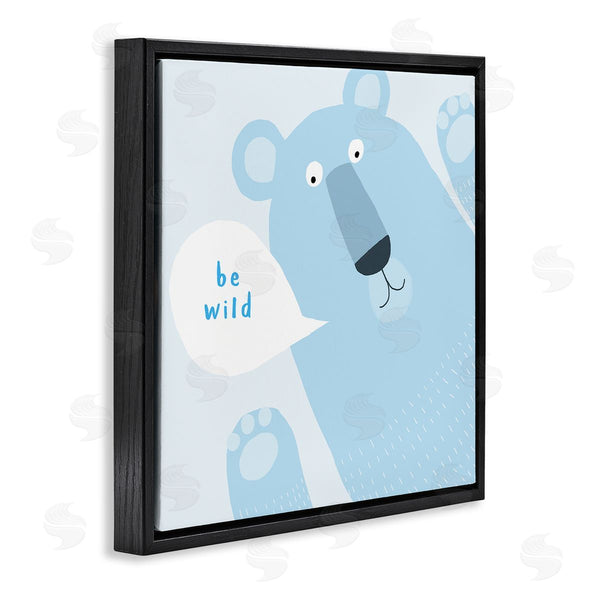 Stupell Industries Carla Daly | Blue Be Wild Bear
