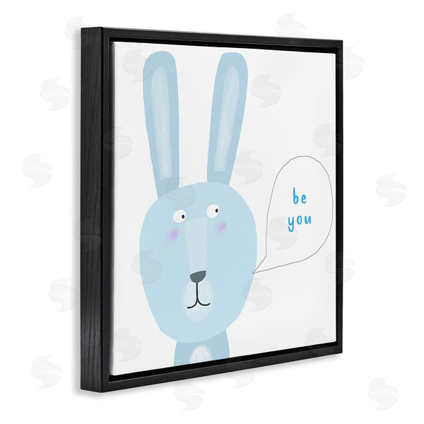 Stupell Industries Carla Daly | Blue Be You Bunny
