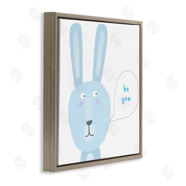 Stupell Industries Carla Daly | Blue Be You Bunny
