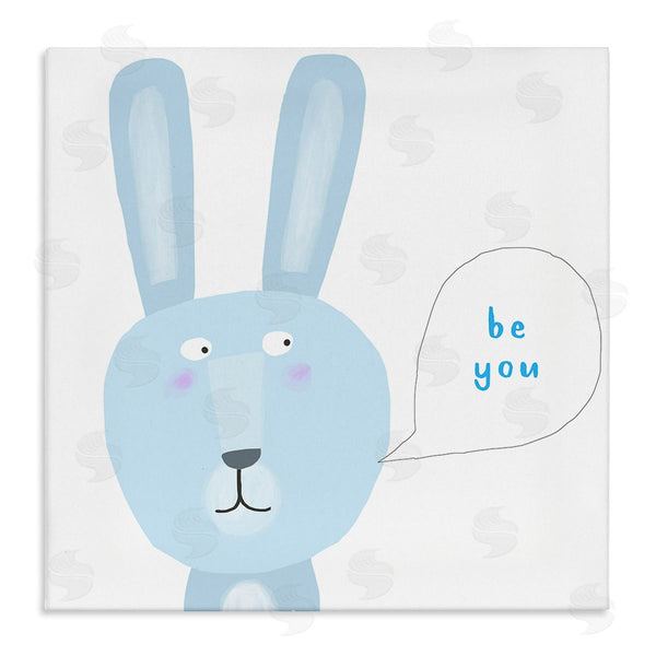 stupell industries Carla Daly | Blue Be You Bunny
