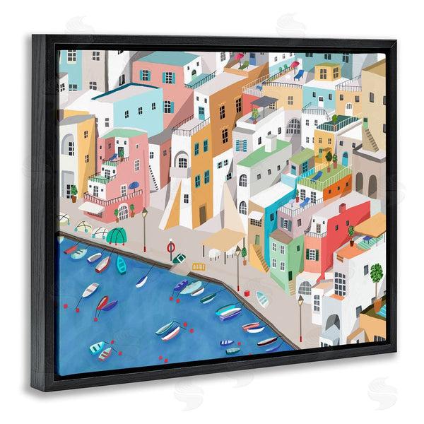 Stupell Industries Carla Daly | Coastal Town Harbor