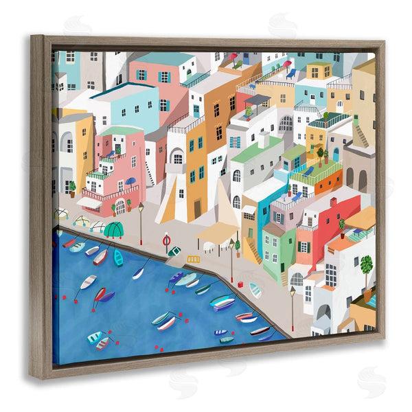 Stupell Industries Carla Daly | Coastal Town Harbor