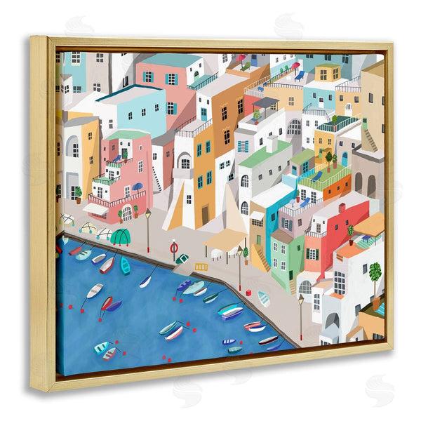 Stupell Industries Carla Daly | Coastal Town Harbor