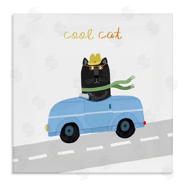 stupell industries Carla Daly | Cool Cat in Car