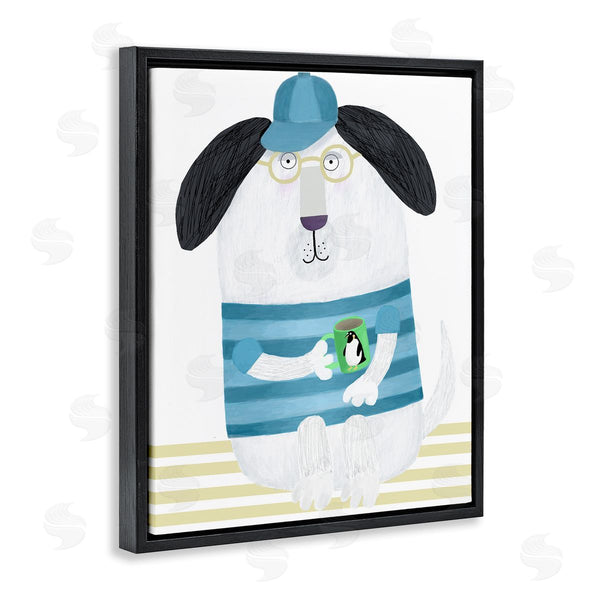 Stupell Industries Carla Daly | Dog With Penguin Mug