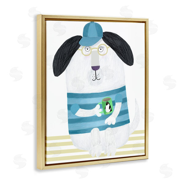 Stupell Industries Carla Daly | Dog With Penguin Mug