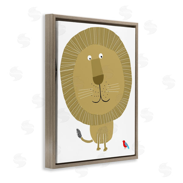 Stupell Industries Carla Daly | Friendly Lion & Bird