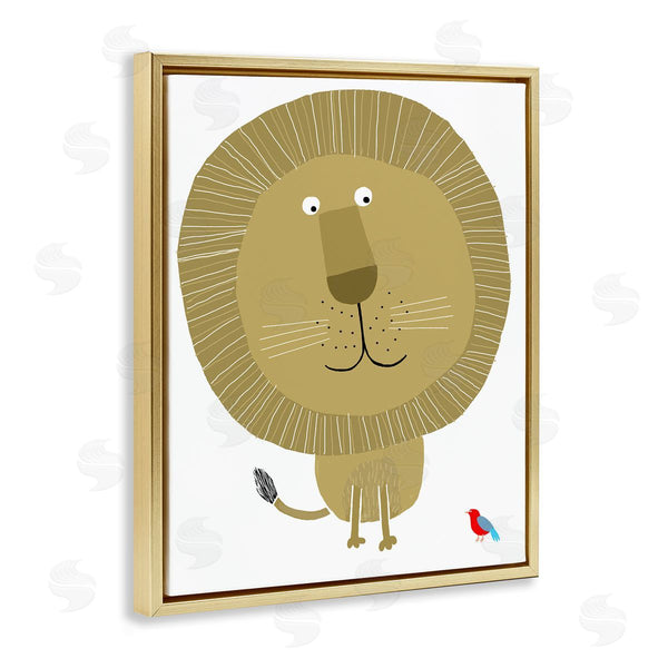 Stupell Industries Carla Daly | Friendly Lion & Bird