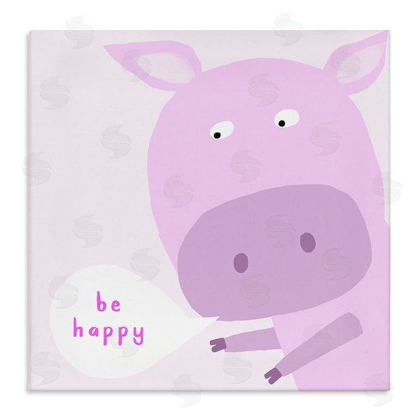 stupell industries Carla Daly | Pink Be Happy Pig
