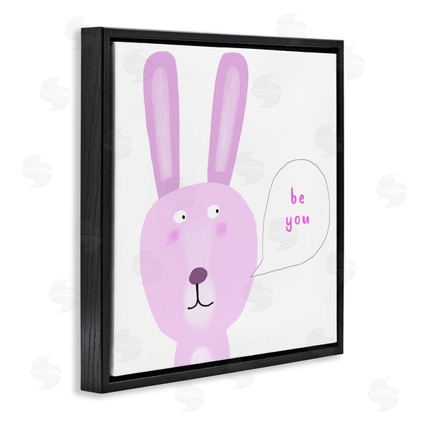 Stupell Industries Carla Daly | Pink Be You Bunny