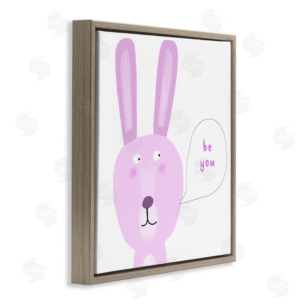 Stupell Industries Carla Daly | Pink Be You Bunny