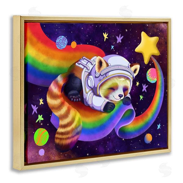 Stupell Industries Carla Morrow | Red Panda Rainbow