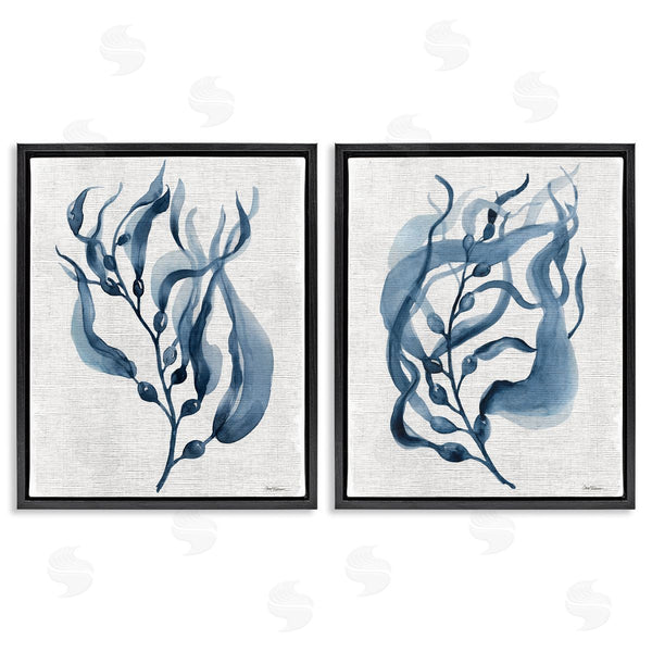Stupell Industries Carol Robinson | Fluid Blue Herbs