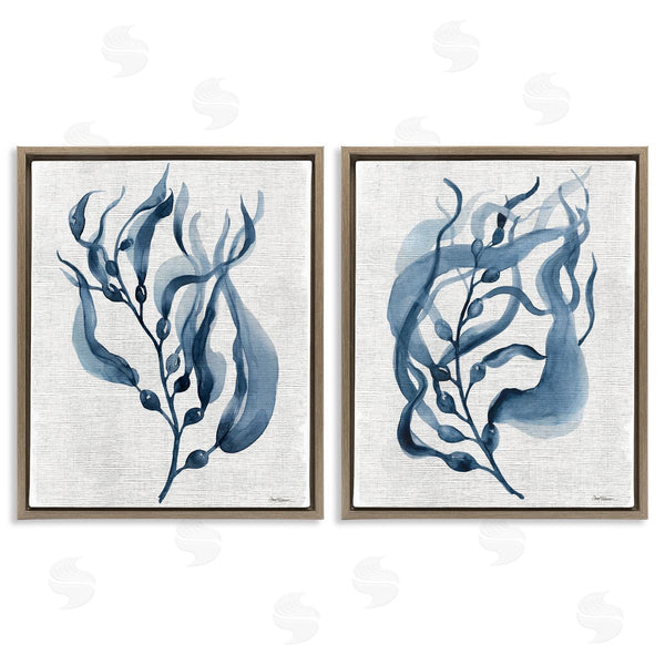 Stupell Industries Carol Robinson | Fluid Blue Herbs