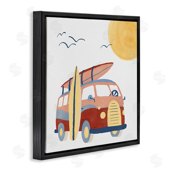 Stupell Industries Carrie Cantwell | Summer Surf Bus