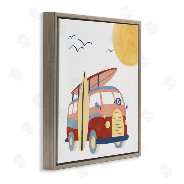 Stupell Industries Carrie Cantwell | Summer Surf Bus