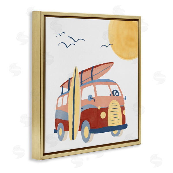 Stupell Industries Carrie Cantwell | Summer Surf Bus