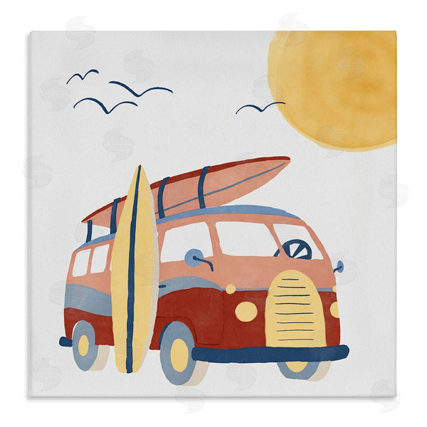 stupell industries Carrie Cantwell | Summer Surf Bus