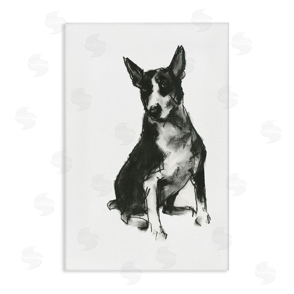 stupell industries Cartissi | Charcoal Dog Drawing