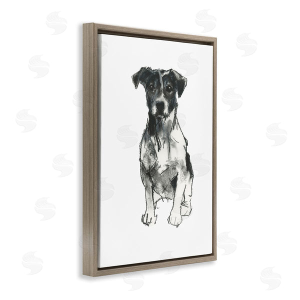 Stupell Industries Cartissi | Minimal Dog Drawing