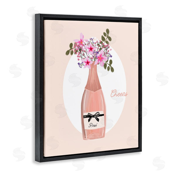 Stupell Industries Chen Alyesh | Cheers Pastel Rosé