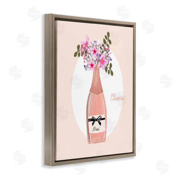Stupell Industries Chen Alyesh | Cheers Pastel Rosé