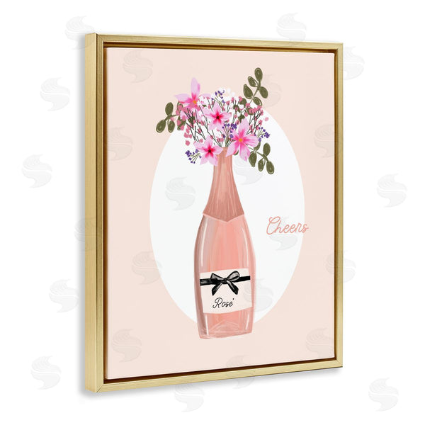 Stupell Industries Chen Alyesh | Cheers Pastel Rosé