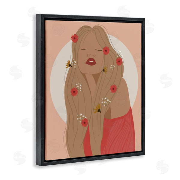 Stupell Industries Chen Alyesh | Hippie Boho Girl