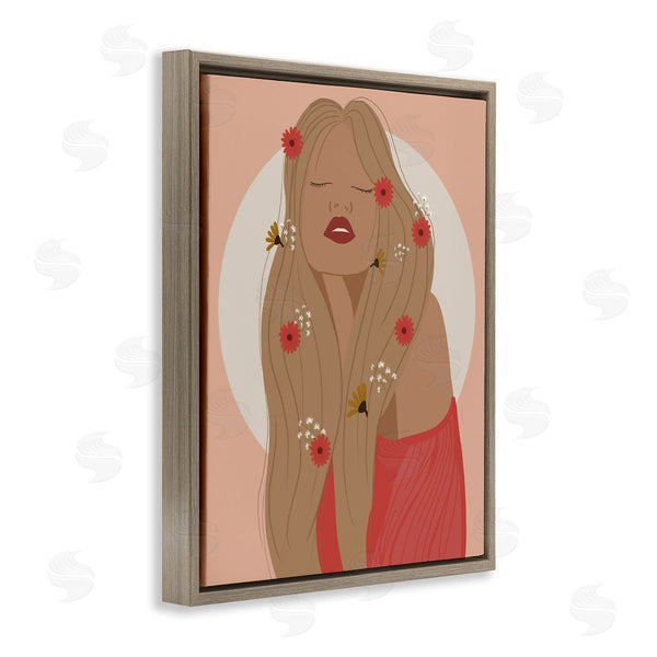 Stupell Industries Chen Alyesh | Hippie Boho Girl
