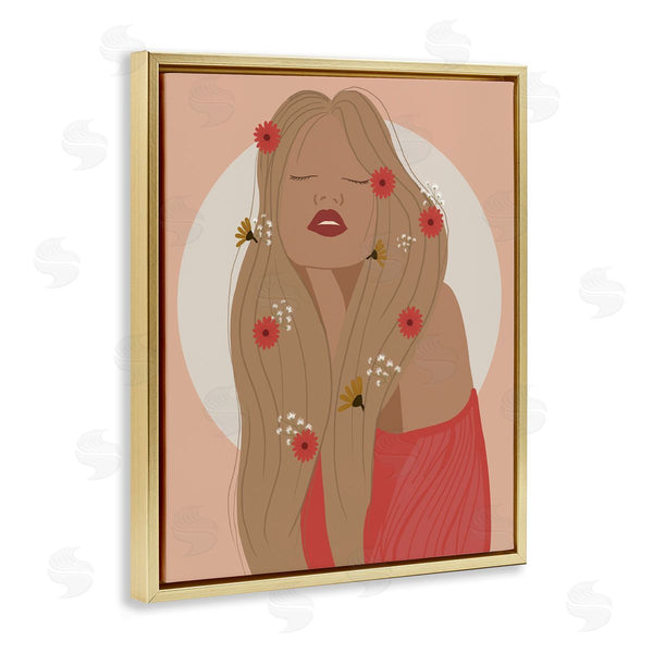 Stupell Industries Chen Alyesh | Hippie Boho Girl