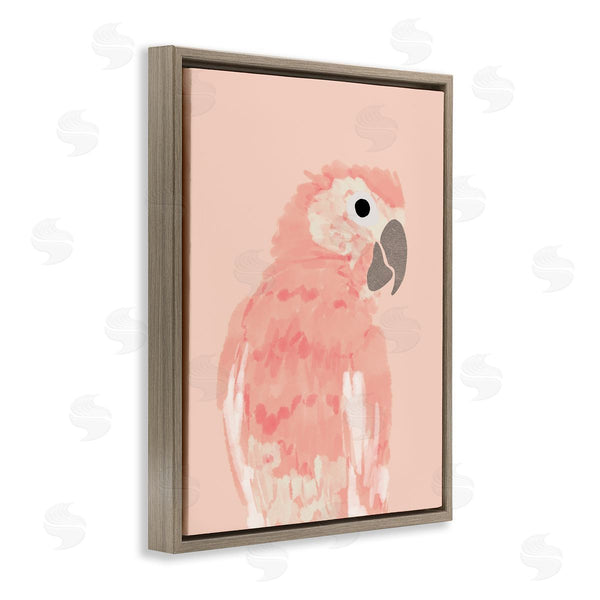 Stupell Industries Chen Alyesh | Pink Neutral Parrot