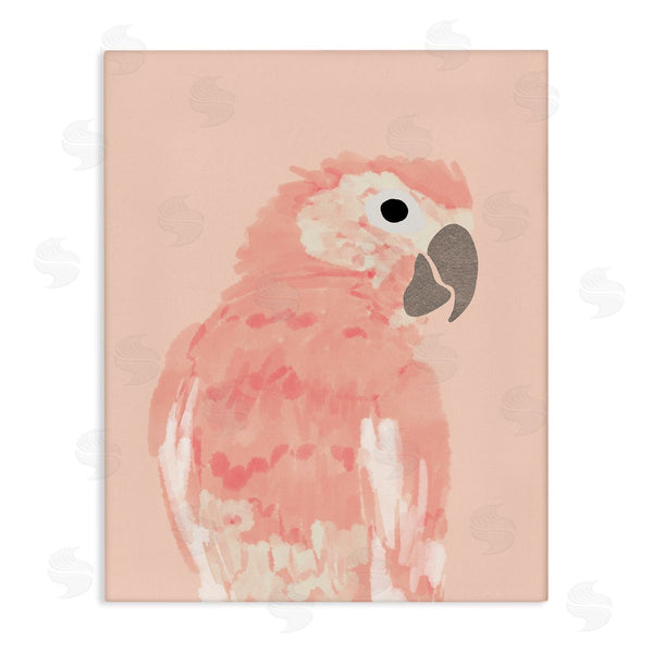 stupell industries Chen Alyesh | Pink Neutral Parrot